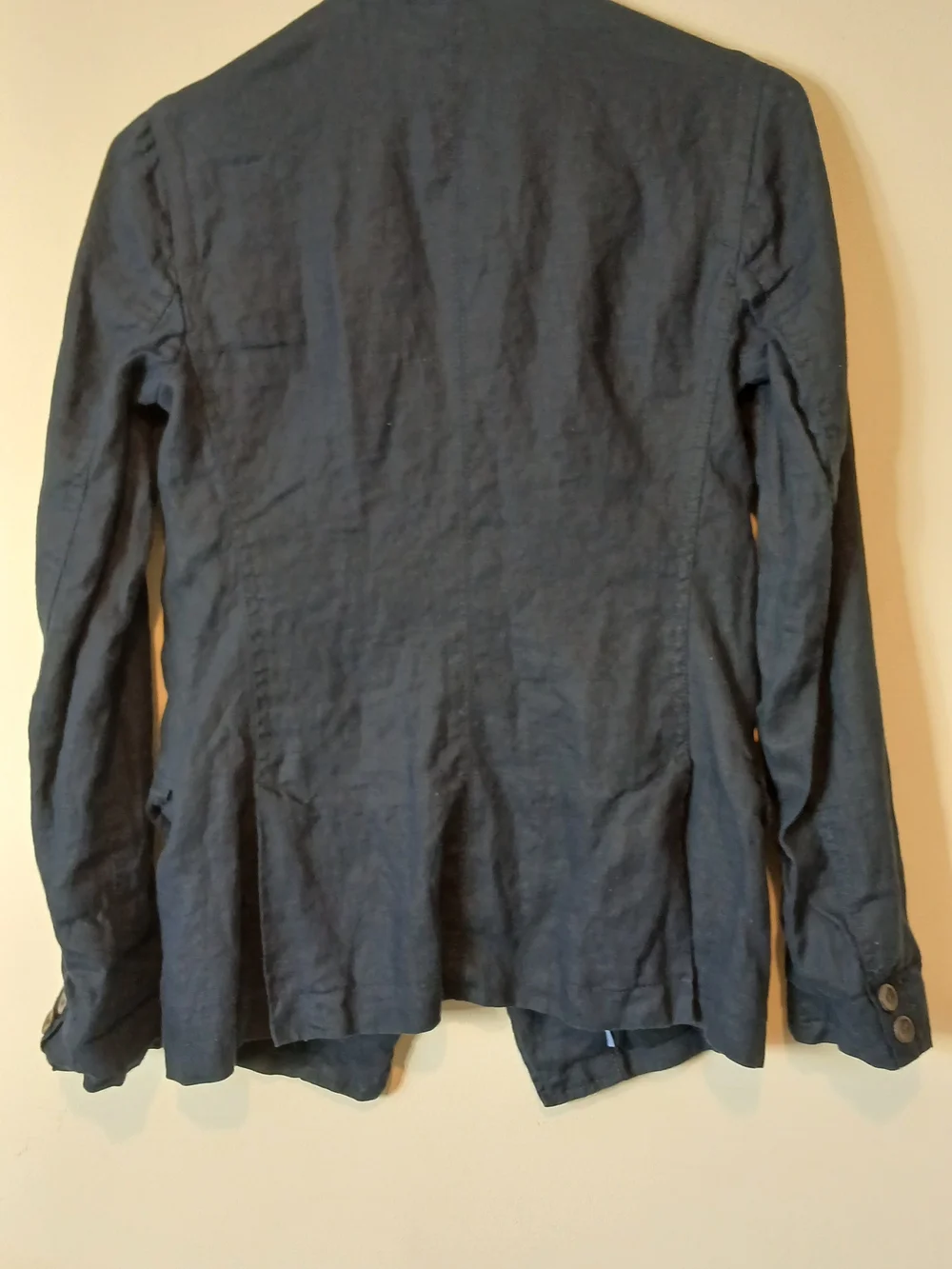 Gap Navy Single-Button Women's Linen Blazer Size 0 XS